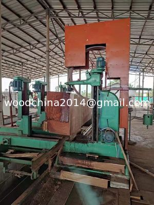 Woodworking Saw Machines Wood Cutting Vertical Band Saw Machine With Carriage, CNC Band Saw